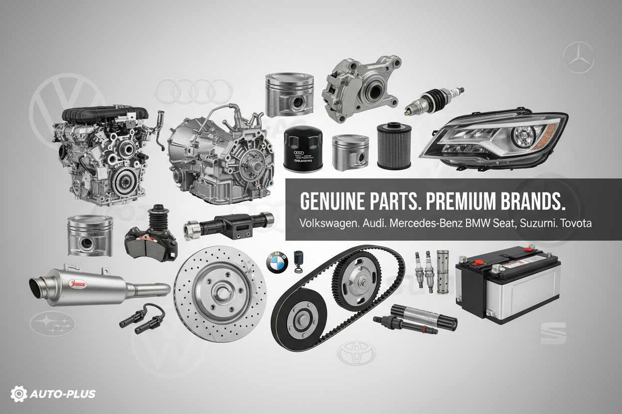 New And Genuine car parts for Volkswagen audi mercedes benz bmw seat suzuki subaru toyota and more